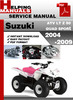 Thumbnail Suzuki ATV  LT Z 50 QUAD SPORT 2004-2009 Service Repair Manual Download