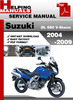 Thumbnail Suzuki DL 650 V-Storm 2004-2009 Service Repair Manual Download Thumbnail Suzuki DL 650 V-Storm 2004-2009 Service Repair Manual Download