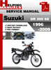 Thumbnail Suzuki DR 200 SE 1996-2009 Service Repair Manual Download Thumbnail Suzuki DR 200 SE 1996-2009 Service Repair Manual Download