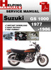 Thumbnail Suzuki GS 1000 1977-1986 Service Repair Manual Download
