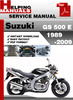 Thumbnail Suzuki GS 500 E 1989-2009 Service Repair Manual Download