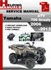 Thumbnail Yamaha ATV 700 Grizzly 2006-2012 Service Repair Manual Download