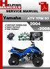 Thumbnail Yamaha ATV YFM 50 2004-2008 Service Repair Manual Download Thumbnail Yamaha ATV YFM 50 2004-2008 Service Repair Manual Download