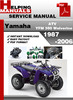 Thumbnail Yamaha ATV YFM 350 Wolverine 1987-2006 Service Repair Manual Download Thumbnail Yamaha ATV YFM 350 Wolverine 1987-2006 Service Repair Manual Download