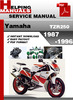 Thumbnail Yamaha TZR250 1987-1996 Service Repair Manual Download