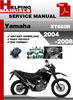 Thumbnail Yamaha XT660R 2004-2008 Service Repair Manual Download