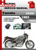 Thumbnail Yamaha XZ550 1982-1985 Service Repair Manual Download