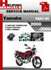 Thumbnail Yamaha YBR125 2000-2006 Service Repair Manual Download