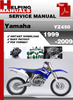 Thumbnail Yamaha YZ450 1999-2009 Service Repair Manual Download
