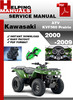 Thumbnail Kawasaki ATV KVF360 Prairie 2000-2009 Service Repair Manual Download