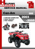 Thumbnail Can-Am 200 2003-2005 Service Repair Manual Download