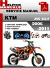 Thumbnail KTM 350 SX-F 2006-2011 Service Repair Manual Download