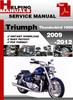 Thumbnail Triumph Thunderbird 1600 2009-2012 Service Repair Manual Download