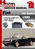 Thumbnail Fiat 124 Spider 1980-1999 Service Repair Manual Download Thumbnail Fiat 124 Spider 1980-1999 Service Repair Manual Download