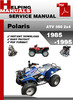 Thumbnail Polaris ATV 350 2x4 1985-1995 Service Repair Manual Download
