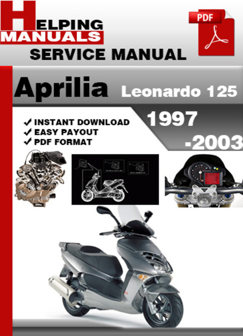 Product picture Aprilia Leonardo 125 1997-2003 Service Repair Manual Download