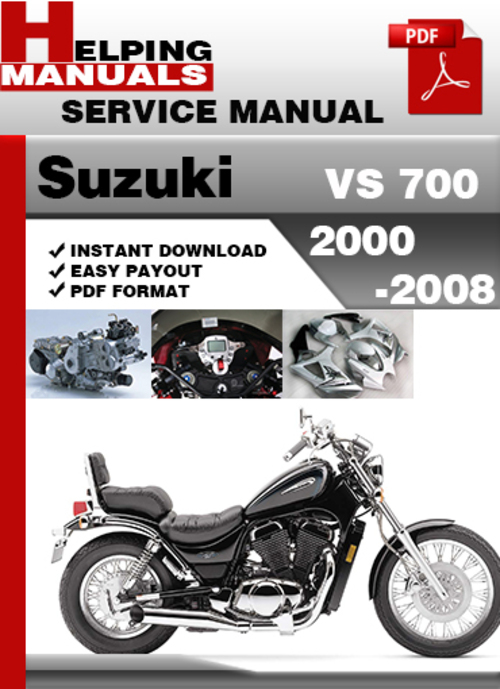 Product picture Suzuki VS 700 2000-2008 Service Repair Manual Download