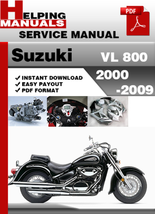 Product picture Suzuki VL 800 2000-2009 Service Repair Manual Download