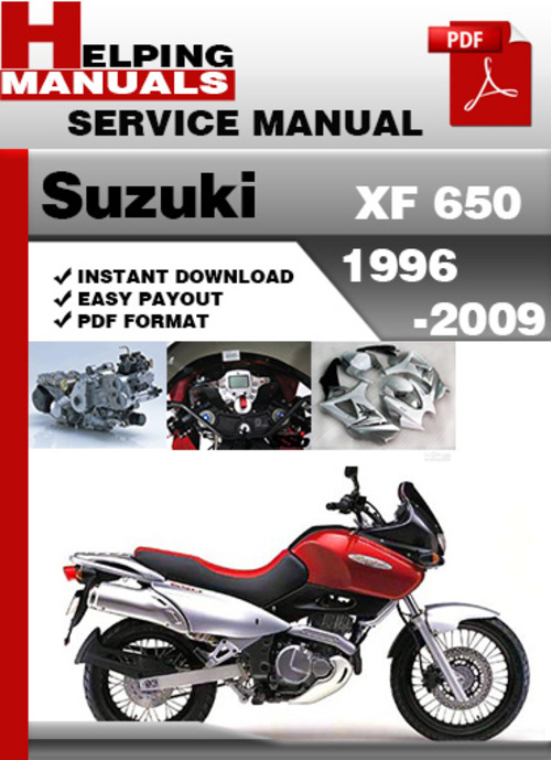 Product picture Suzuki XF 650 1996-2006 Service Repair Manual Download