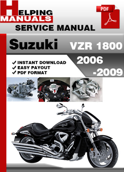 Product picture Suzuki VZR 1800 2006-2009 Service Repair Manual Download