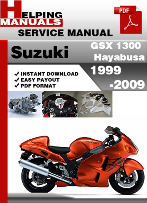 Product picture Suzuki GSX 1300 Hayabusa 1999-2009 Service Repair Manual Download