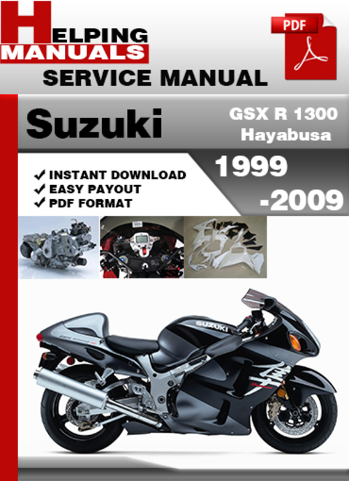 Product picture Suzuki GSX R 1300 Hayabusa 1999-2009 Service Repair Manual Dowload