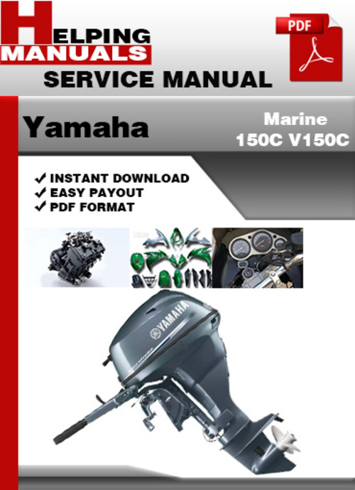 Product picture Yamaha Marine 150C V150C Service Repair Manual Download