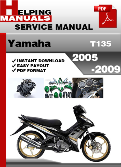 Product picture Yamaha T135 2005-2009 Service Repair Manual Download