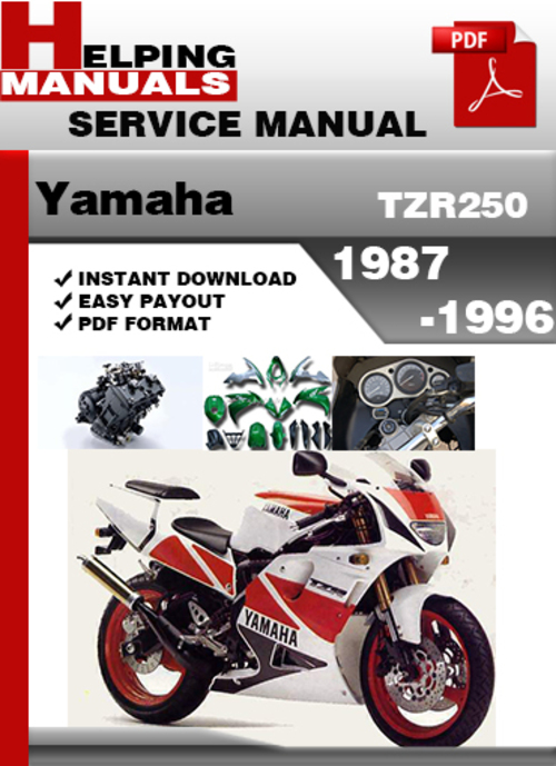 Product picture Yamaha TZR250 1987-1996 Service Repair Manual Download