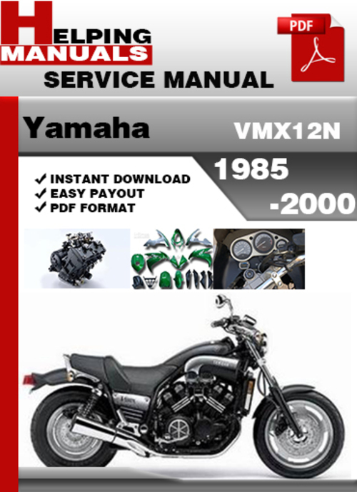 Product picture Yamaha VMX12N 1985-2000 Service Repair Manual Download