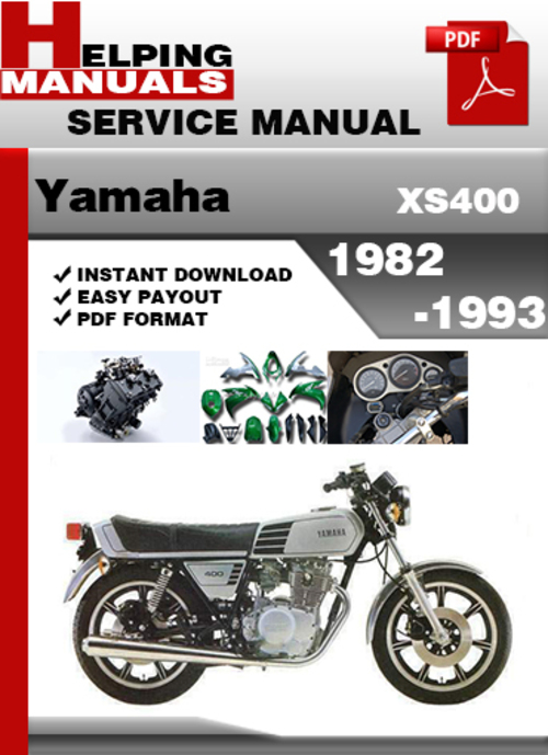 Product picture Yamaha XS400 1982-1993 Service Repair Manual Download