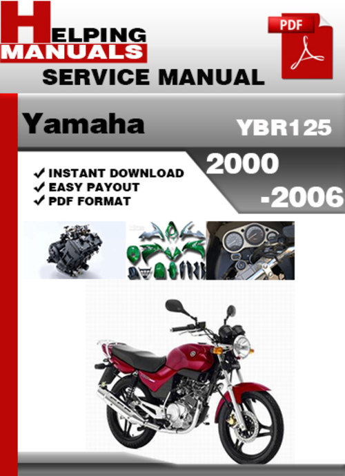 Product picture Yamaha YBR125 2000-2006 Service Repair Manual Download