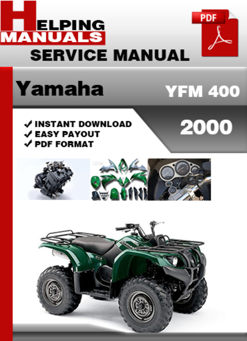 Product picture Yamaha YFM 400 2000 Service Repair Manual Download