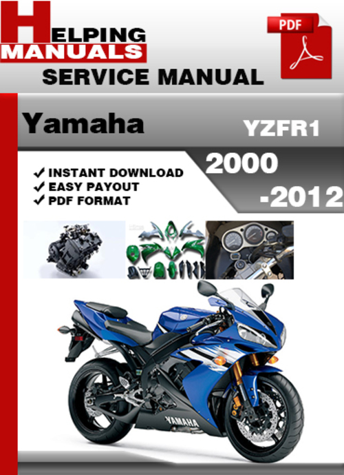Product picture Yamaha YZFR1 2000-2012 Service Repair Manual Download