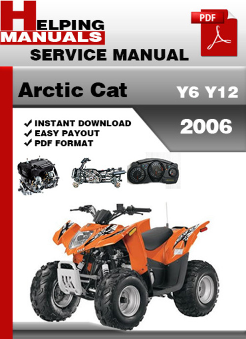 Product picture Arctic Cat Y6 Y12 2006 Service Repair Manual Download
