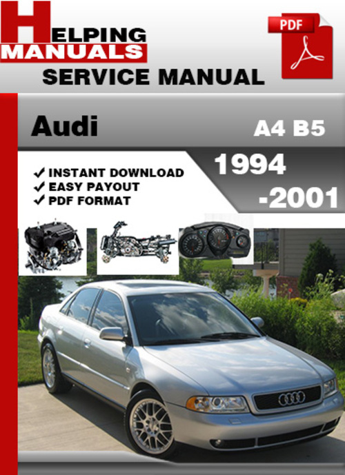 Product picture Audi A4 B5 1994-2001 Service Repair Manual Download