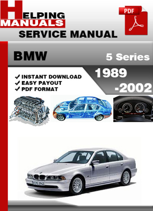 Product picture BMW 5 Series 1989-2002 Service Repair Manual Download