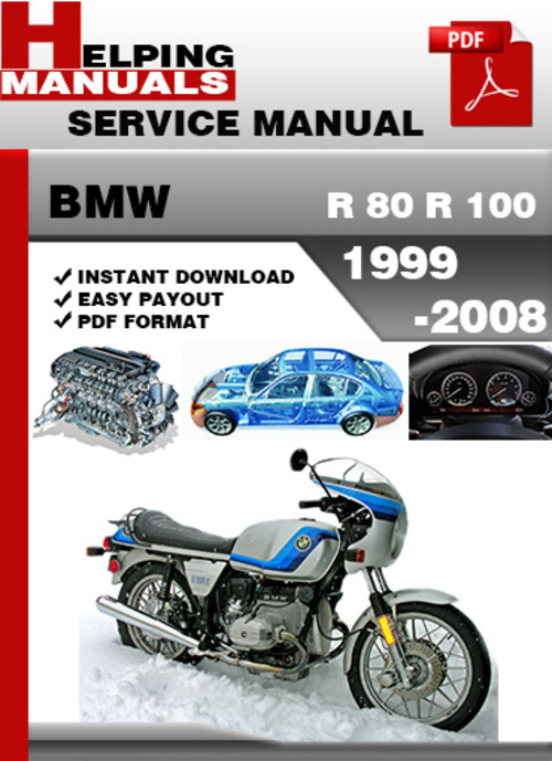 Product picture BMW R 80 R 100 1999-2008 Service Repair Manual Download