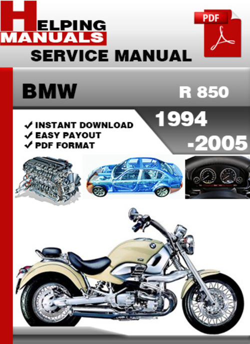 Product picture BMW R 850 1994-2005 Service Repair Manual Download