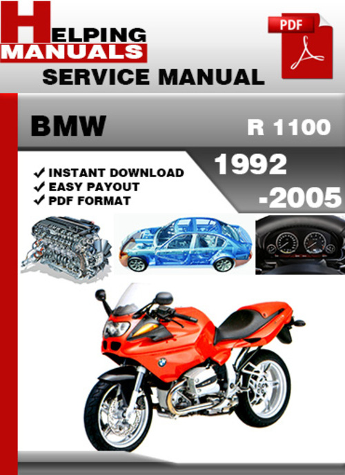 Product picture BMW R 1100 1992-2005 Service Repair Manual Download