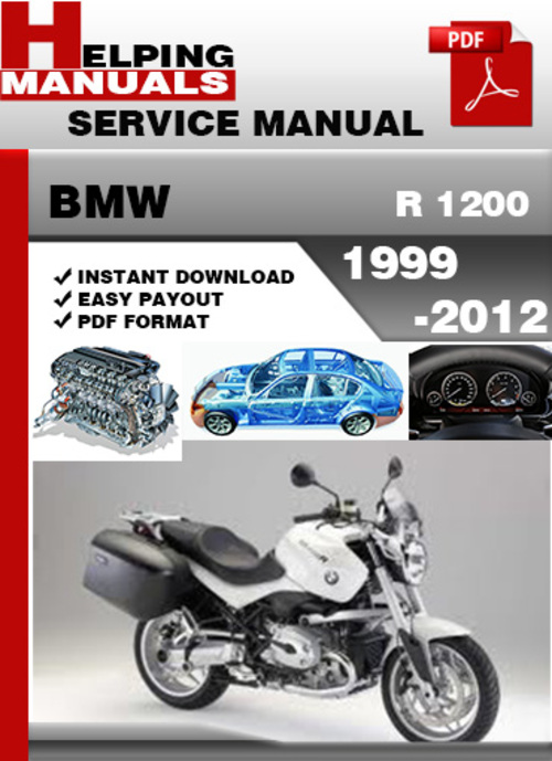 Product picture BMW R 1200 1999-2012 Service Repair Manual Download
