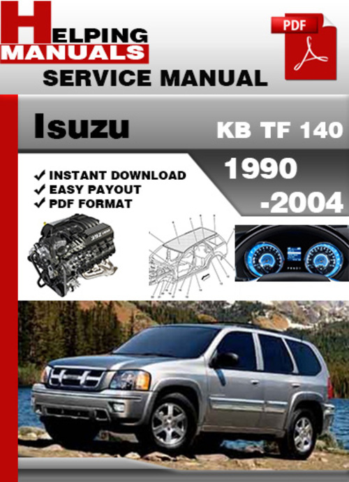 Product picture Isuzu KB TF 140 1990-2004 Service Repair Manual Download