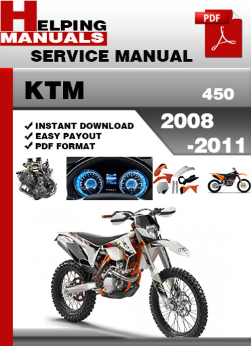 Product picture KTM 450 2008-2011 Service Repair Manual Download