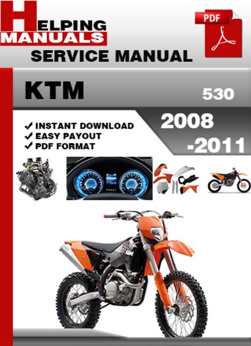 Product picture KTM 530 2008-2011 Service Repair Manual Download
