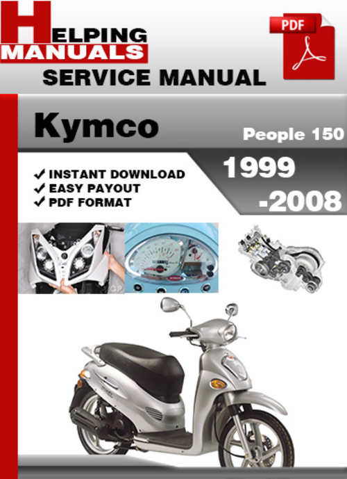 Product picture Kymco People 150 1999-2008 Service Repair Manual Download
