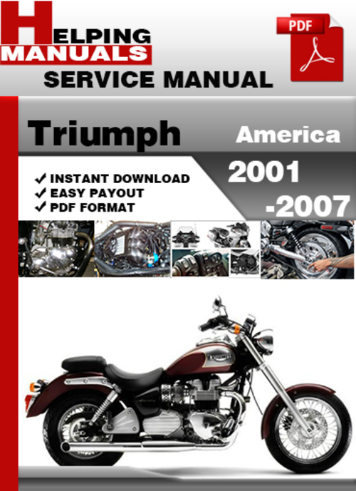 Product picture Triumph America 2001-2007 Service Repair Manual Download