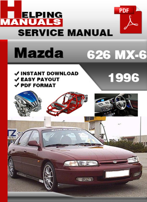 Product picture Mazda 626 MX-6 1996 Service Repair Manual Download