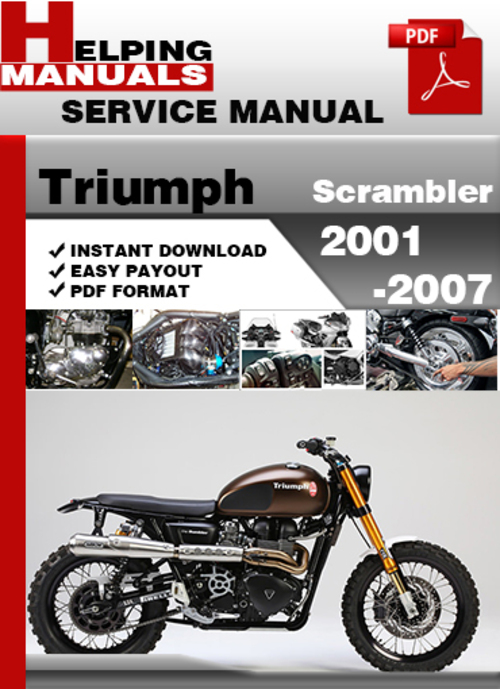 Product picture Triumph Scrambler 2001-2007 Service Repair Manual Download