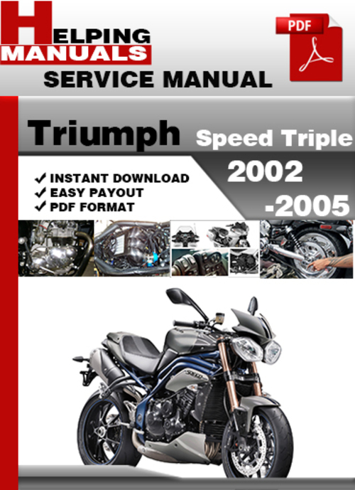 Product picture Triumph Speed Triple 2002-2005 Service Repair Manual Download