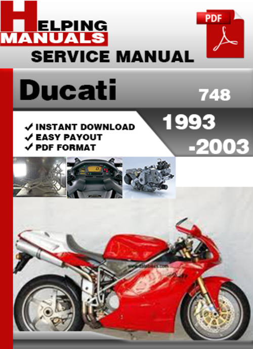 Product picture Ducati 748 1993-2003 Service Repair Manual Download